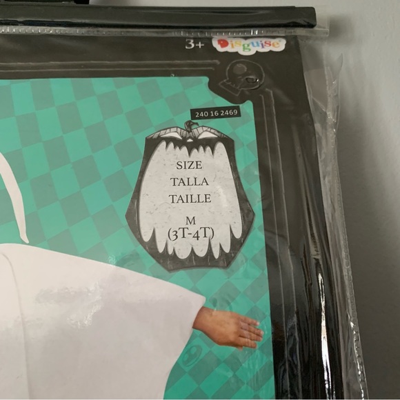 NIP. DISNEY Nightmare Before Christmas Kids Zero Costume - Picture 4 of 8